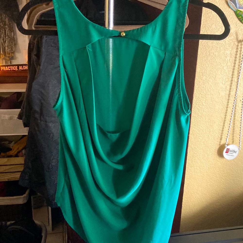 Open back blouse